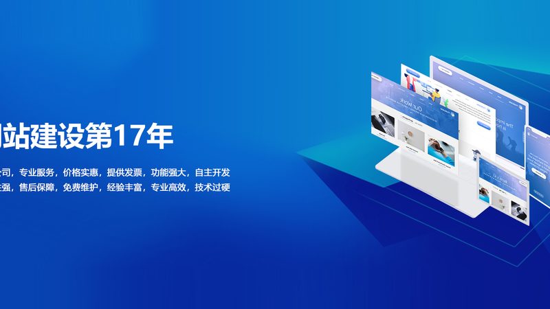 网站建设定制厂家直销